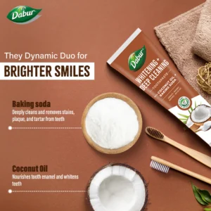 Dabur Coconut + Baking Soda Toothpaste - 100ml