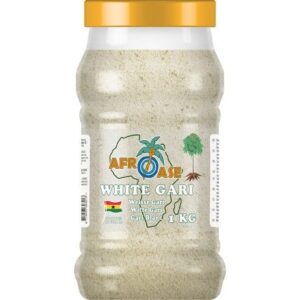 AFROASE  Gari White Jar - 1kg