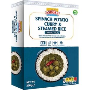Instant Spinach PotatoCurry&Steamed Rice - 250g