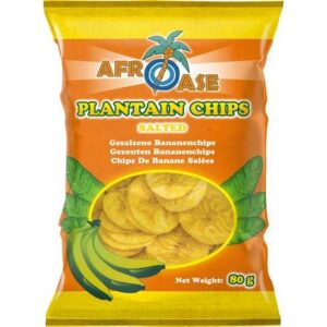 AFROASE Plantain Chips - 80g - Choose your flavour