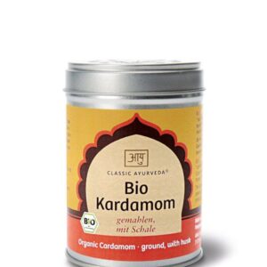 Classic Ayurveda Cardamom (ground, with husk), organic - 60g