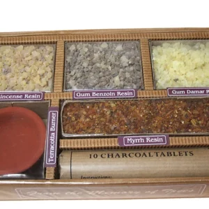 Incense Resin Gift Set with 4 Different Resins