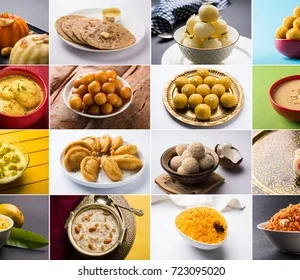 Sweets / Biscuits / Kheer / Custard / Süßigkeiten